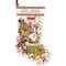 Design Works™ Santa & Sleigh Counted Cross Stitch Stocking Kit